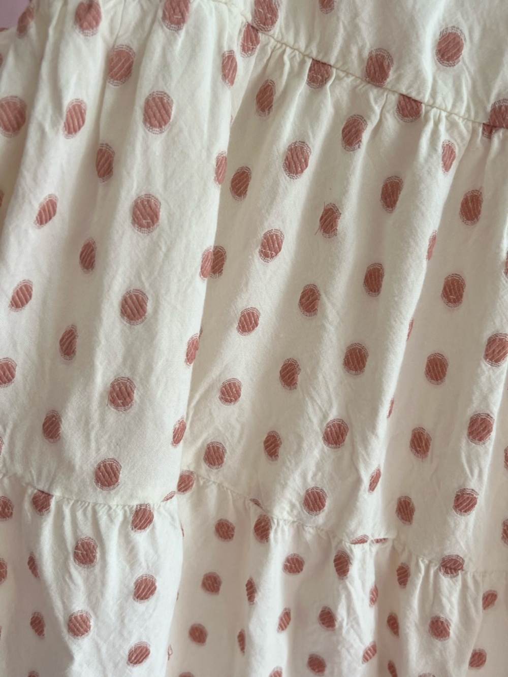 ☀️ Sim & Sam Polka Dot Tiered Mini Dress | Med | Pre-Loved | Beachy Days Ahead - Picture 3 of 13